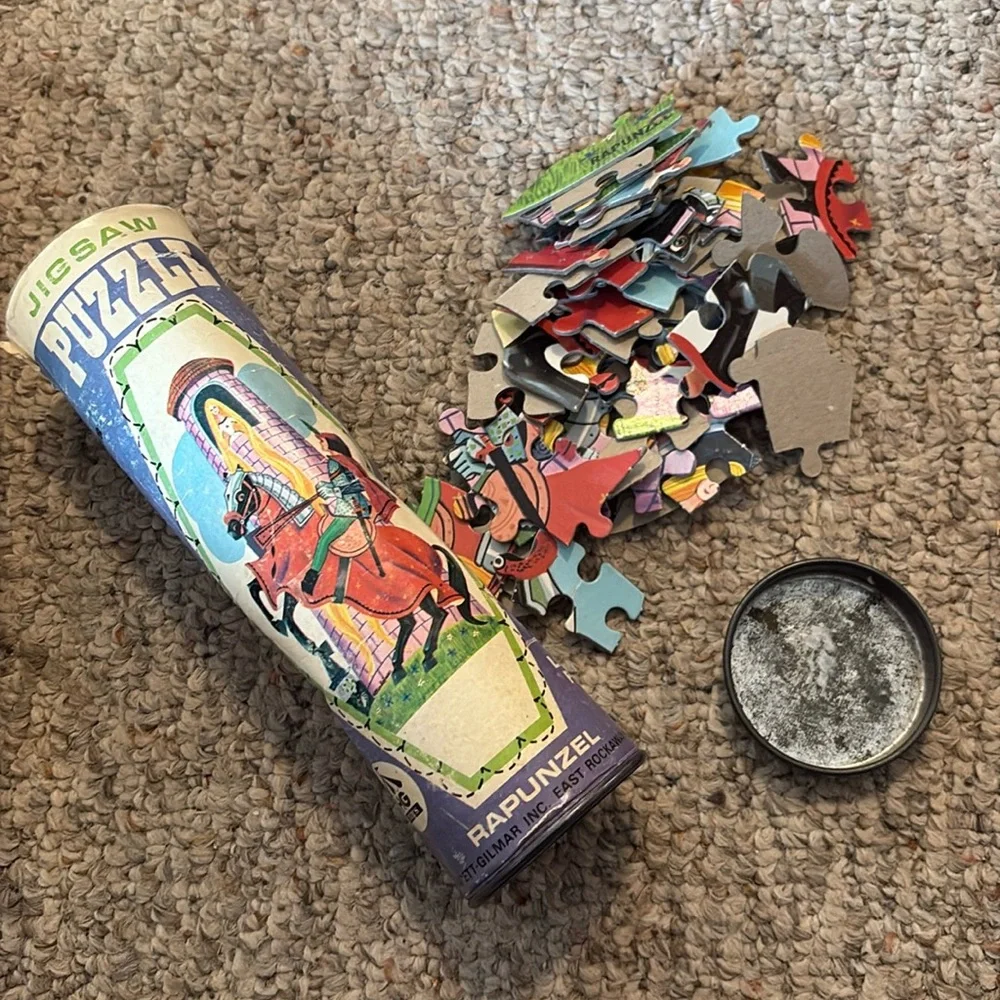 🧩RAPUNZEL  VINTAGE PUZZLE , 50 piece